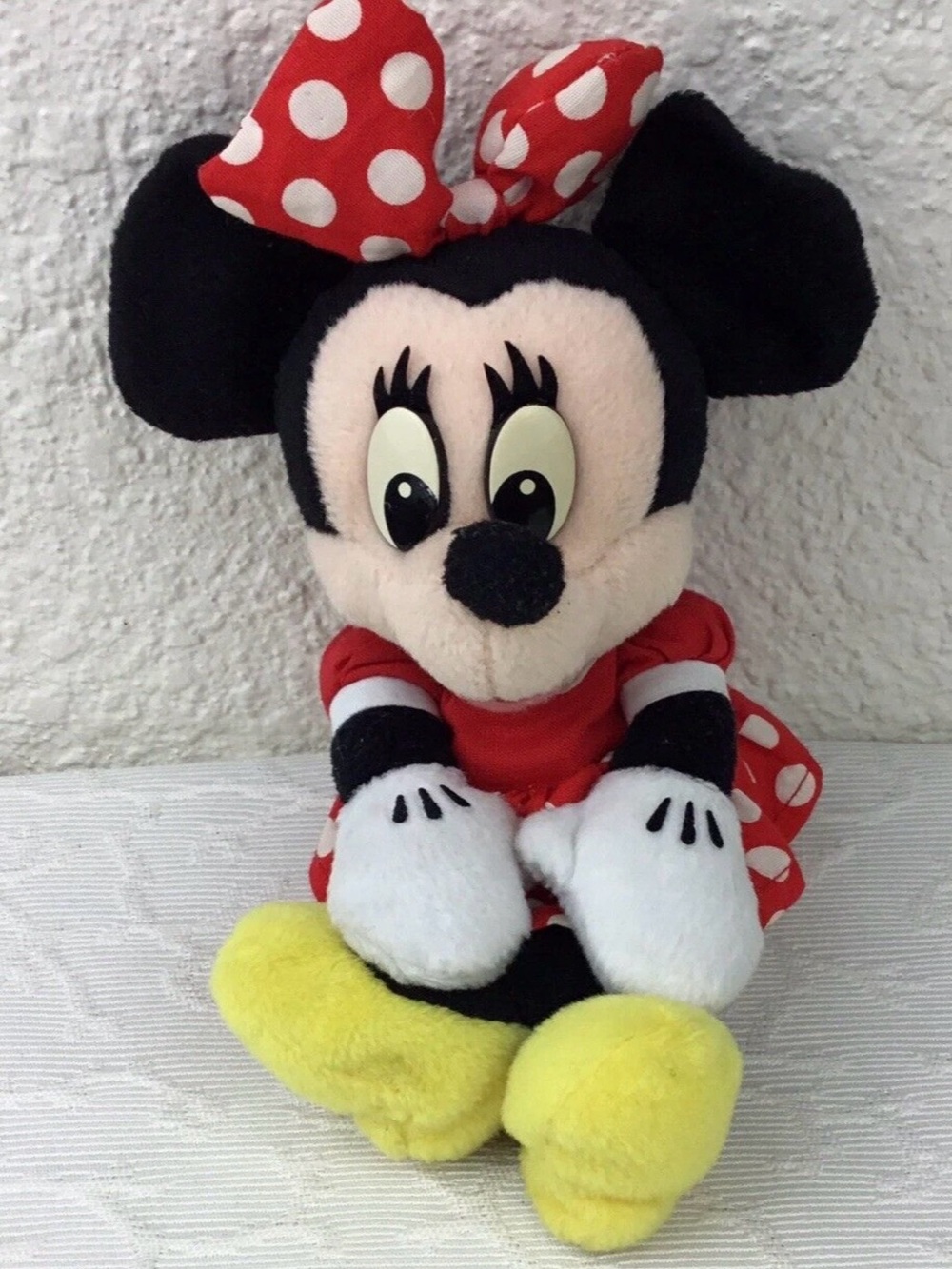 Minnie Mouse Plush Toy - Red Bow & Dress, Yellow Shoes